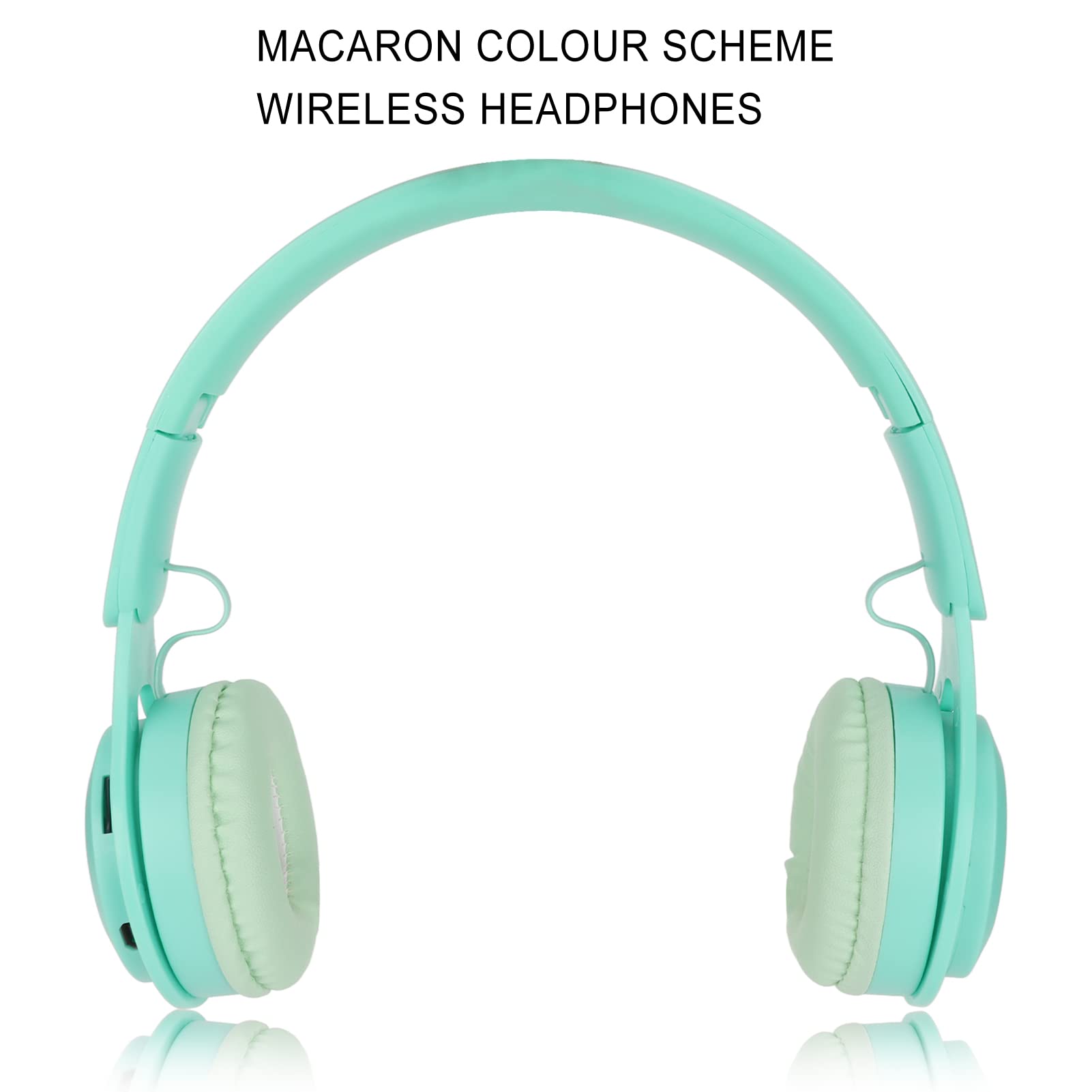 Annadue Wireless Headphones for Kids Cute Over Ear Bluetooth Headset with Deep Bass, Foldable Stereo Headset, Built in Mic - Image 3
