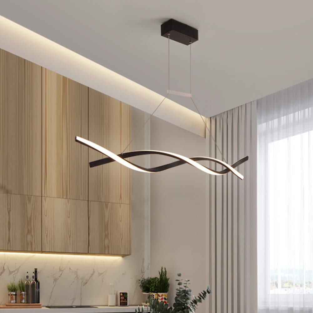 Moderne LED Pendelleuchte Mit Fernbedienung – Dimmbar, Höhenverstellbar, Für Wohnzimmer & Esstisch