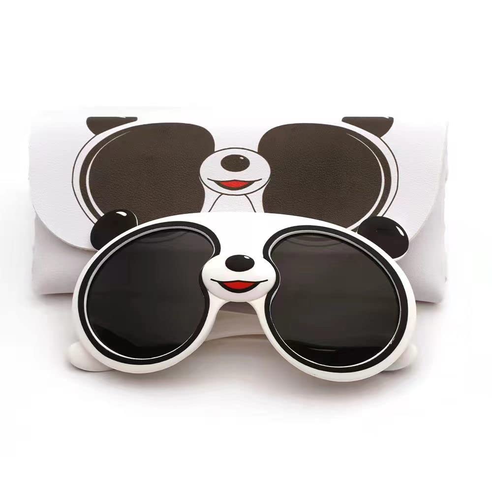 TTY Gafas De Sol Para Niños De Dibujos Animados, 2022 Nuevas De Sol Deportivas De Panda Gafas De Sol Para Niños Gafas De Sol Polarizadas Irrompibles Perfectas Para Una Fiesta En la Playa (2 pares)