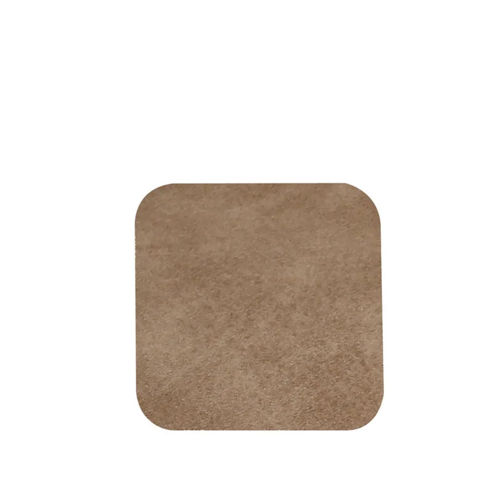 Classic Leather Coaster Nordic Style INS Leather Tea Coaster Hotel Furniture Irregular Waterproof Insulation Pad (Color : B Deep coffee color, Size : 1 x Coaster) — image 1