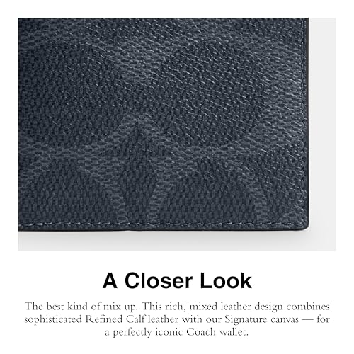 Coach Men's Signature Plaque Buckle Cut Reversible Belt, 38mm, Denim/Deep Blue, One Size4