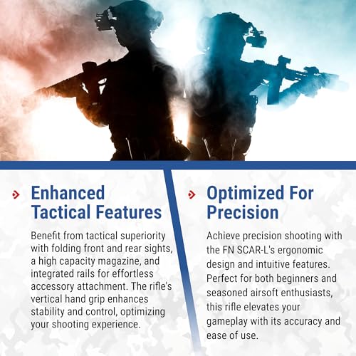 Cybergun 200705 Soft Air Scar-L Licensed Full Size Spring Powered Airsoft Rifle thumb #3