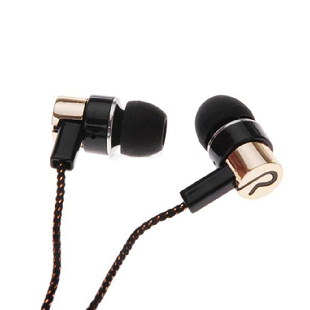 Gemini_mall Gold Gemini_mall® Noise Isolating In Ear Headphones Stereo Earphones For Iphone, Ipad, Ipod, Samsung Smartphones And Tablets (Gold)