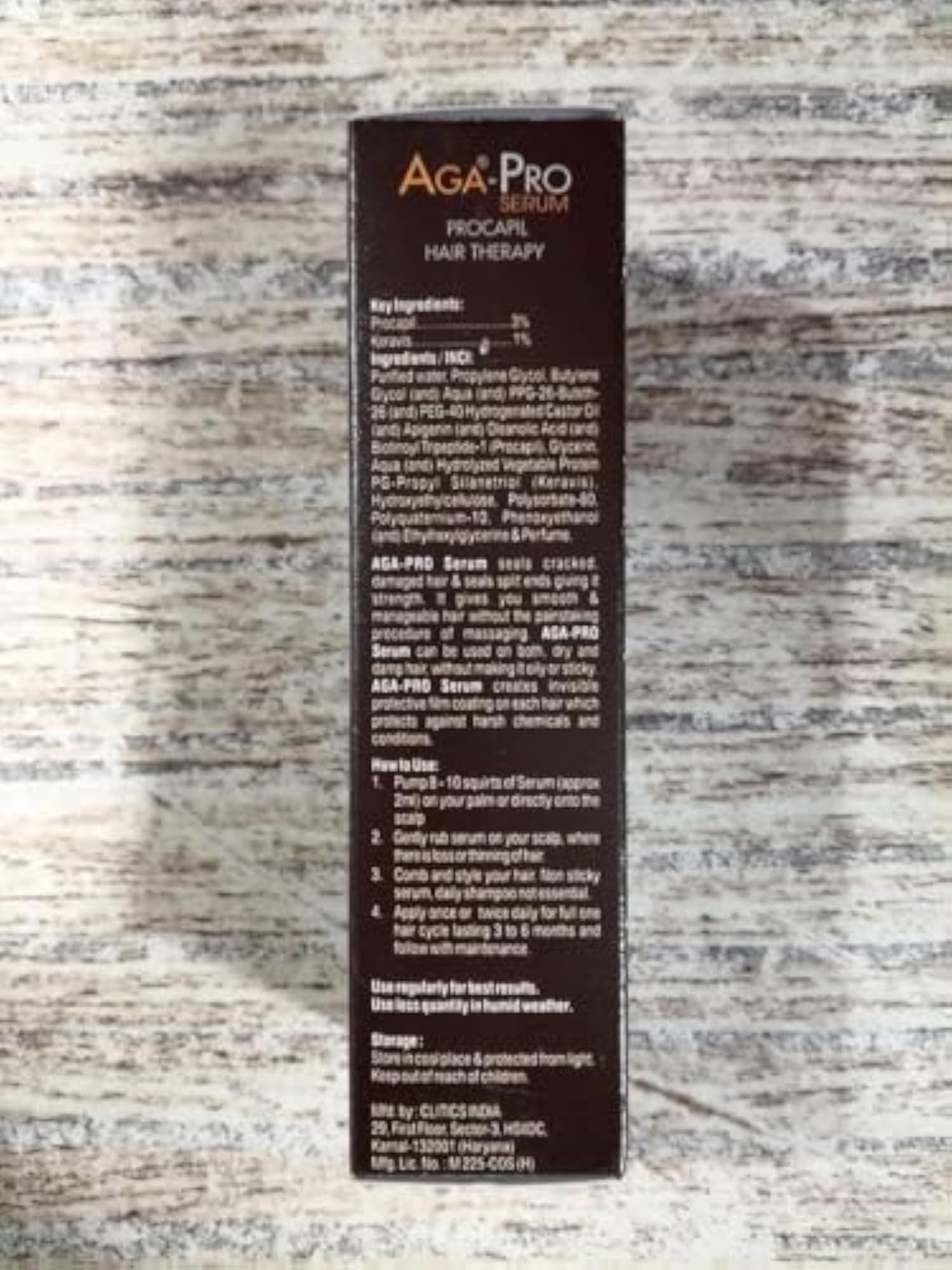 AGA-PRO Serum Procapil Hair Therapy for Hair Growth