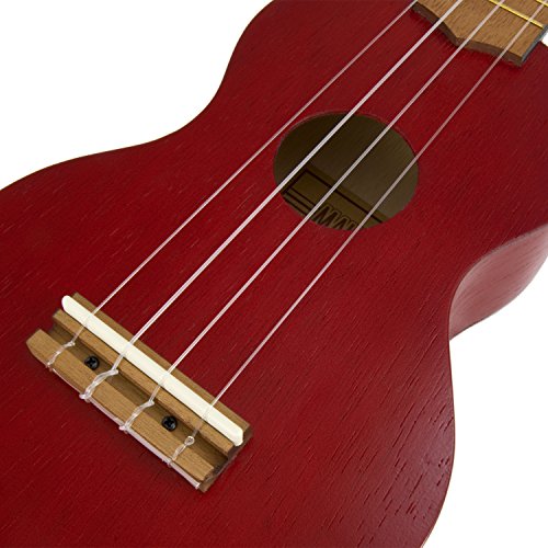 Mahalo 2500-RD Ukulele Soprano – rouge - Les Beatles, Paul McCartney, John Lennon, RIngo Starr, George Harrison Mahalo 2500-RD Ukulele Soprano - rouge – Image 3