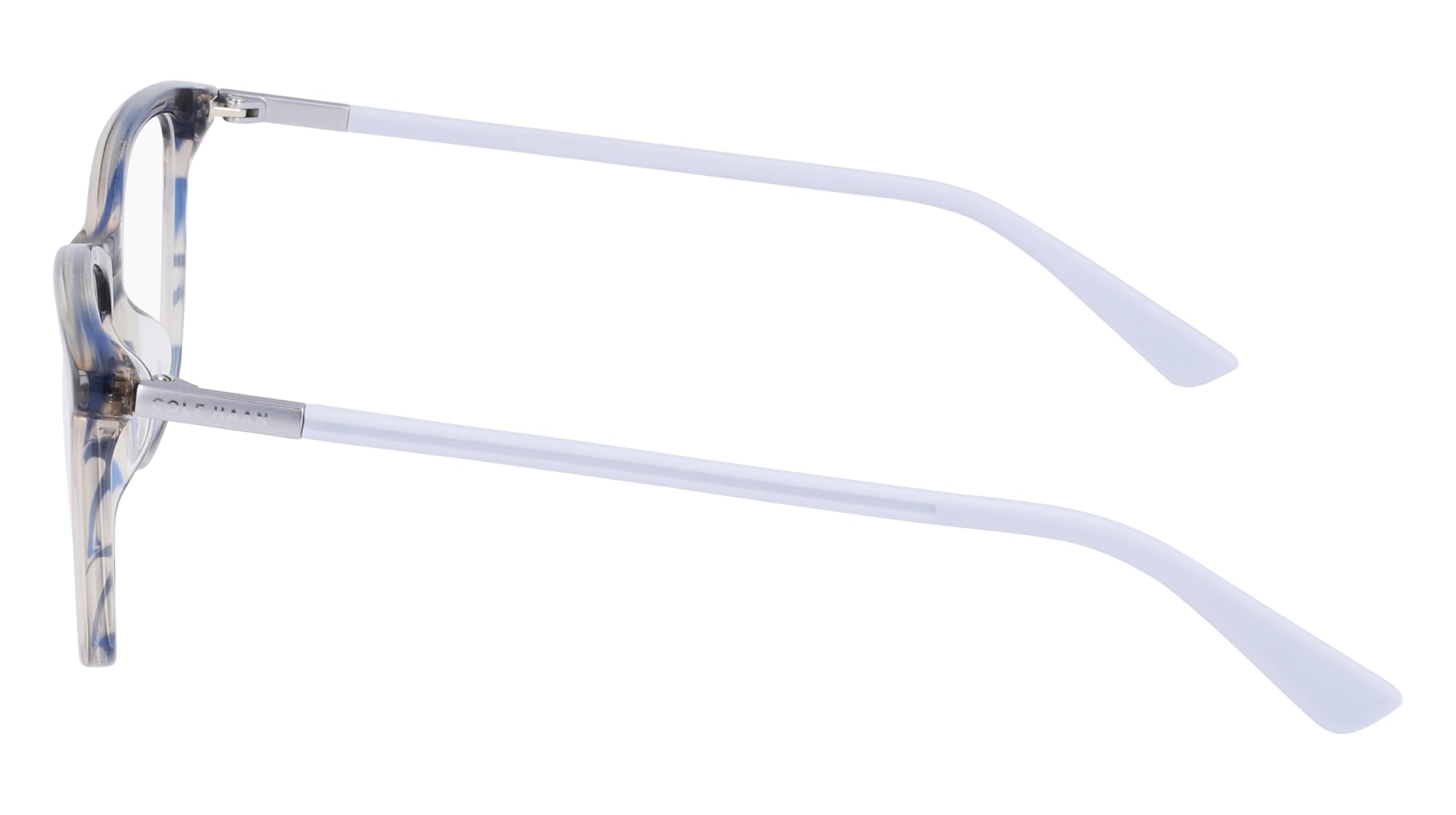 Cole Haan CH5053 Prescription Eyewear Frames, Blue Horn, 54