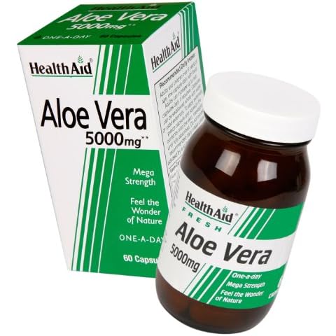HealthAid Aloe Vera 5000mg Capsules for Health Cover