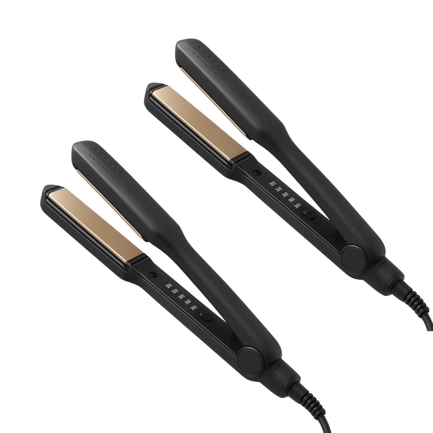 vexa Womens 329 Professional Hair Straightener Flat Iron with Adjustable Temperature Control & Ceramic Plates Black-image-43
