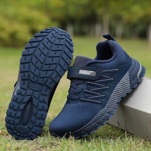 Image of KUBUA Kids Sneakers Lightweight Boys Girls Tennis Shoes | Breathable, Comfortable, Non Slip, Easy to Put On, Running, Walking, Gym, School, Daily Play, Toddler