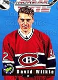 (CI) David Wilkie Hockey Card 1992 Classic Hockey Draft Limited Print 7 David Wilkie