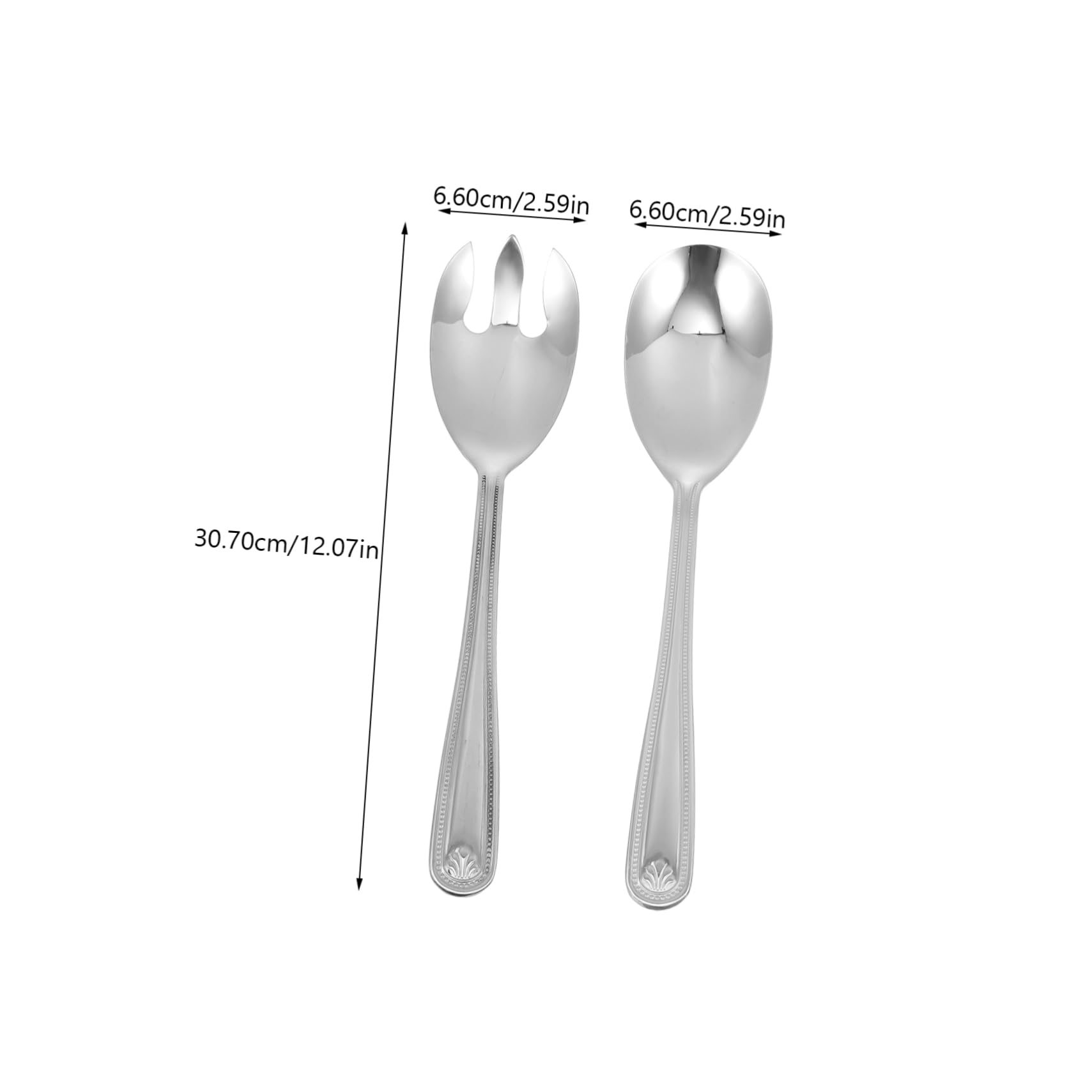 SOLUSTRE Salad Set Stainless Steel Salad Utensils Kitchen Supplies Oneida Mixing Forks