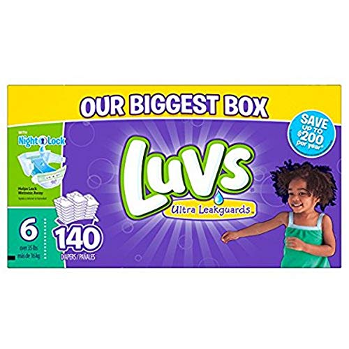 Luvs Diapers, Size 6 140 Count