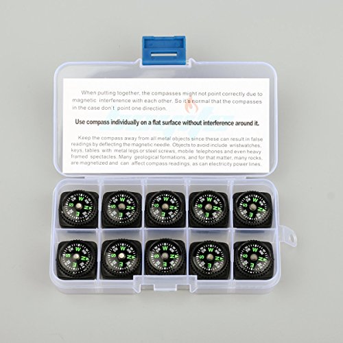 Brújulas líquidas con carcasa dura set 10 unidades miniatura 2