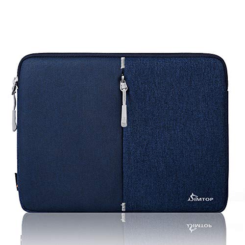 Image of MOCA 360 Protection 10.5-11 Inch Tablet Sleeve Case Bag for iPad 10.2'' /Ipad Air 4 10.9 Inch /Ipad Pro / 9.7 inch Ipad, Surface Go /Surface Pro, Galaxy Tab 10.5 /Xiaomi Pad 5 (9.7-11 Inch, Navy)