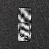 Material: Kohlefaser, kann dazu beitragen, die Dekoration Ihres Autos zu verbessern.