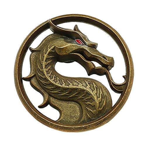 Dragon Badge Kombat Amulets Pendant Brooch Halloween Cosplay Costume Decoration Accessory