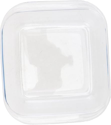 Miniatura 1 de Happyyami Bandeja de horno cuadrada de vidrio, bandejas para hornear rectangulares, cazuela, bandeja de servir de vidrio, bandejas para comida,