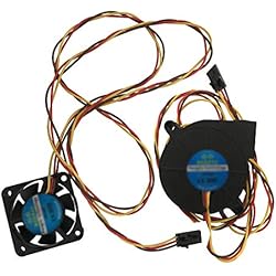 Ventilador Extrusor Prusa I3 2pcs ventiladores DC 5 V de vida útil 5015 extrusores extrusores extrusores extrusores de 5 V CC ventilador de extremo de caliente, ventilador frontal para Prusa i3 MK3 MK3S MK2/2.5 impresora 3D