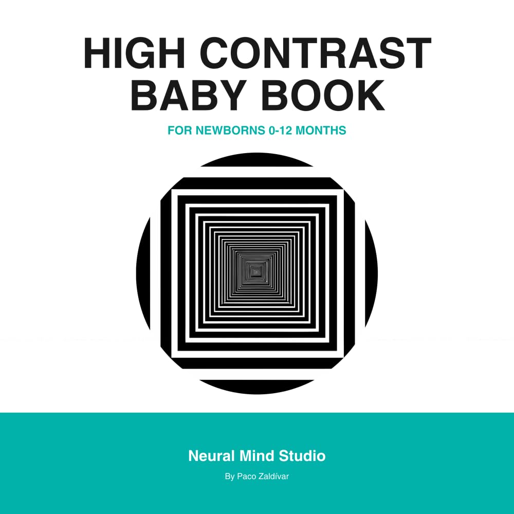 High Contrast Baby Book: For Newborns 0-12 Months