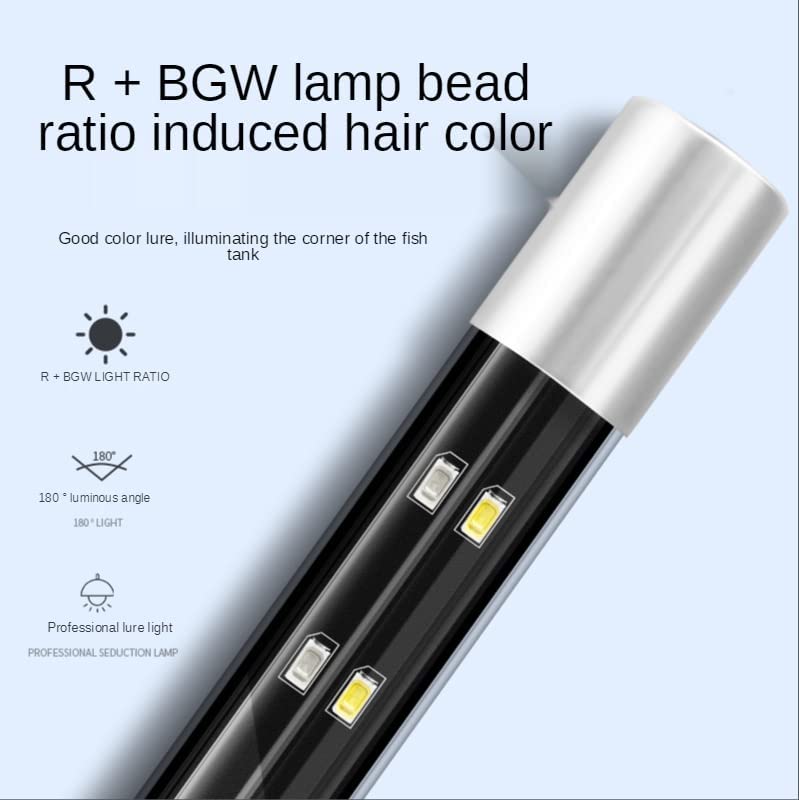 Image of VAYINATO Glass Rs Electricals Double Row High Brightness Wrgb T8 Led Light For Aquarium Fish Tank (Corded Electric, C60 | 52 Cm Led Length | Suits For 2-3 Ft Tank) By Petzlifeworld, Silver