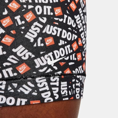 Nike Essential Cotton Stretch 3 pk Boxer Briefs, Multi JDI Print, S4