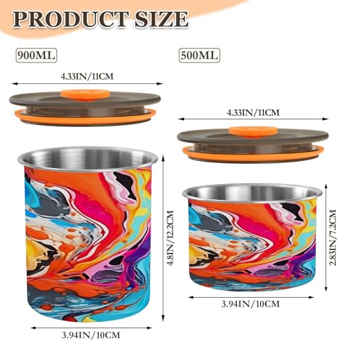 Envase de acero inoxidable hermético para café 500ml miniatura 2