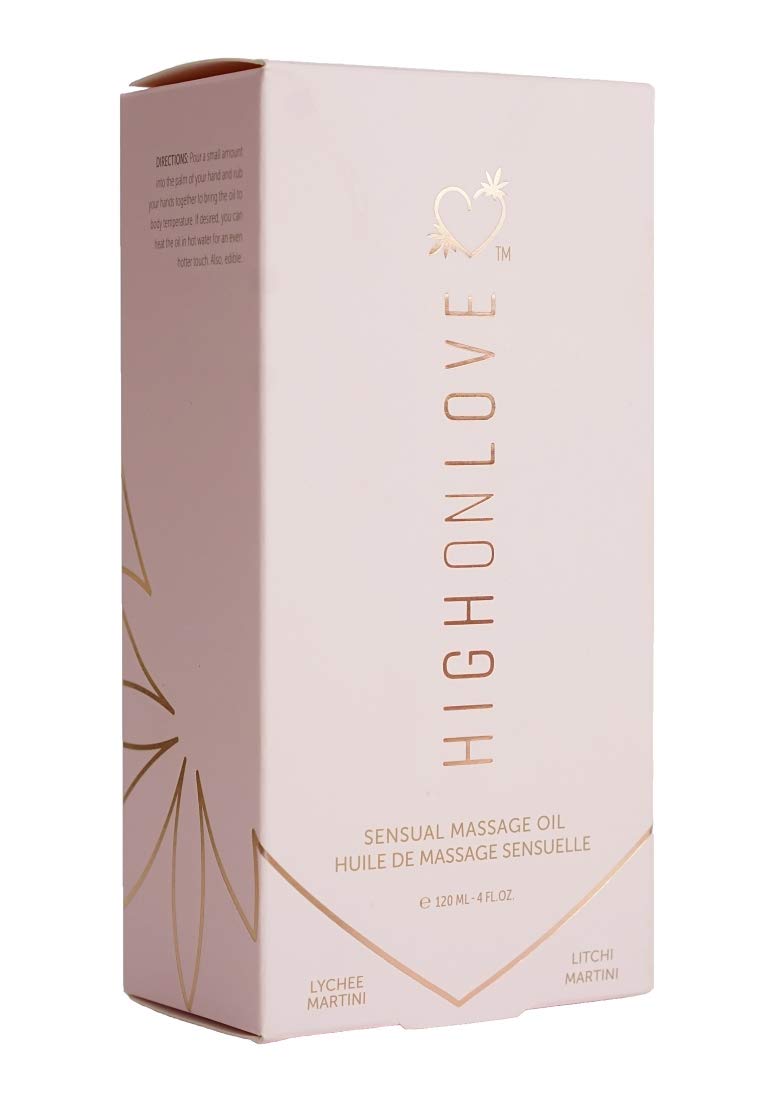 High On Love Olio da Massaggio Sensuale - Lychee Martini - 290 g