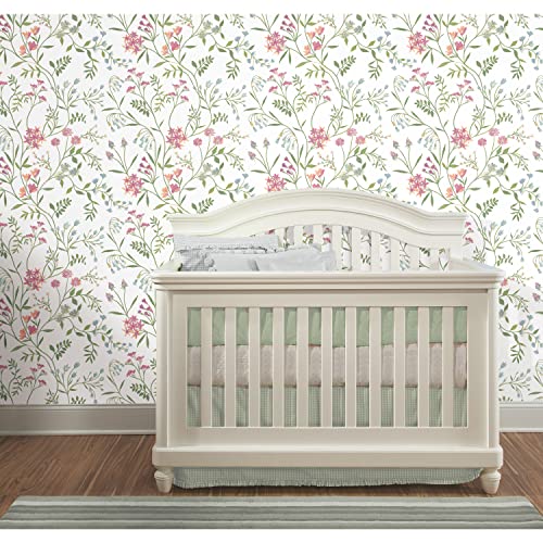 RoomMates Meadow Mix Peel & Stick Wallpaper | Removable Floral Wall Decor