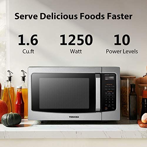 TOSHIBA MLEM45PIT(SS) Countertop Microwave Oven With Inverter