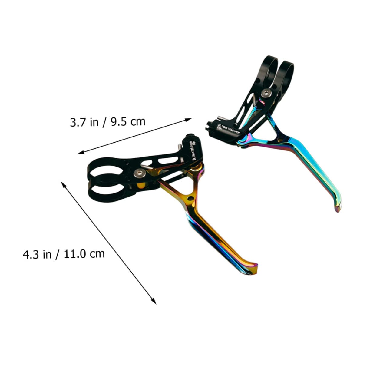 BESPORTBLE 1 Paio Leva del Freno della Bicicletta Bici da Strada Manubrio Bar Leve Freno Freno Frizione Leva A Mano Biciclette Bicicleta Kid Bike Mountain Bike Leva del Freno in Lega di