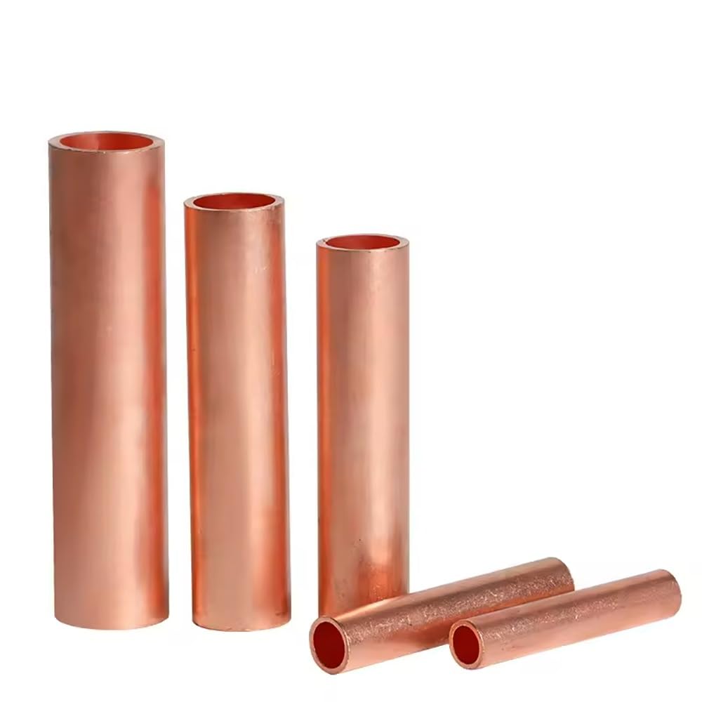 Tubo in rame T2 - Lunghezza 245 mm/500 mm, diametro esterno 32-54 mm - Elevata conduttività termica ed elettrica for HVAC e impianti idraulici 1 pz(500x32x1.5mm)