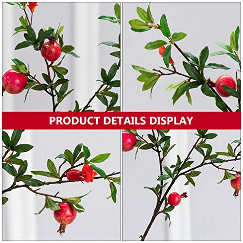 FAVOMOTO Rosa Mosqueta Frutas Artificial Falso Decoração Bagas Romã Buquê de Casamento Decoração Faz