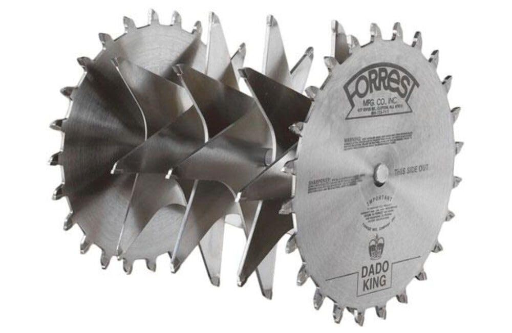 Forrest DK08244 Dado King 8-inch 29/32-inch Width 5/8-inch Bore Dado Blade Set