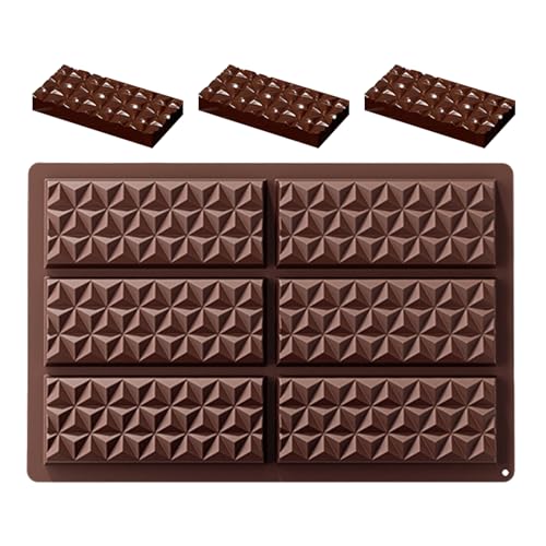 Moldes de chocolate Silicona, Moldes de barras de chocolate - Silicona Chocolate Moldes Bar | Resistencia al calor Nutrición Moldes de barras de cereales, Moldes de barras de proteínas, Moldes de