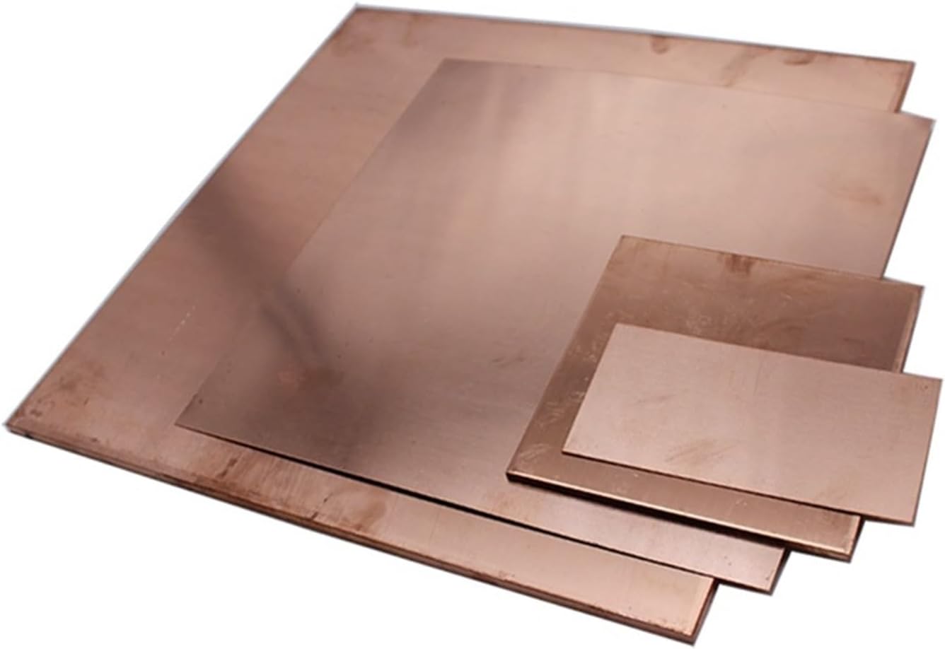 Copper Sheet Plate 0.02mm .03mm .04mm .05mm .08mm .1mm .2mm .3mm .4mm .5mm .6mm .8mm(0.8x300x300mm)