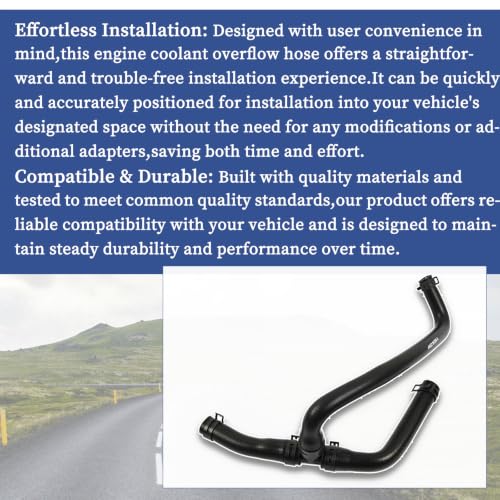 Getfarway Engine Coolant Overflow Hose BR3Z-8K289-A Compatible with Ford Mustang V6 3.7L 2011 2012 2013 2014 Overflow Container Hose by Getfarway - Used condition - Image 7