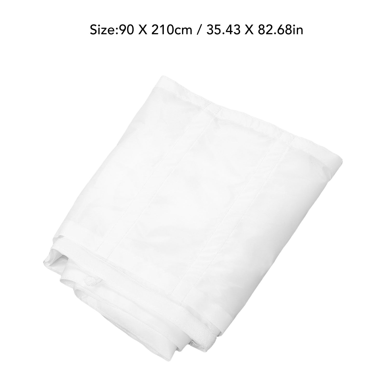 Kit di guarnizioni per Porta Scorrevole per condizionatore d'Aria Portatile Struttura con Coulisse Panno di Tenuta per Porta e Finestra AC Portatile per asciugatrice (90 * 210 cm)
