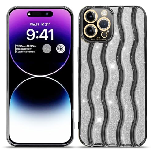 Étui de téléphone portable de luxe antichoc à paillettes iPhone 13