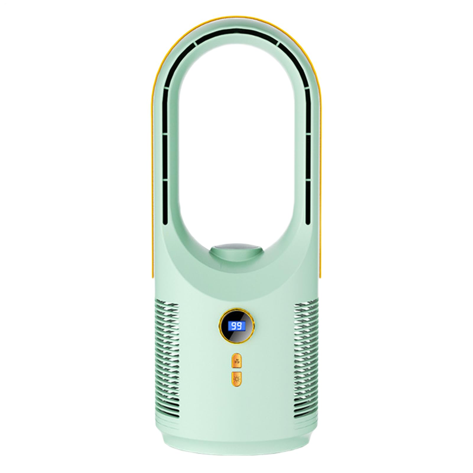 Ventilateur sans pales compact au design sécurisé et moderne pour table de nuit