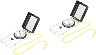 Toddmomy 2 Peças Régua De Mapa Bússola Equipamento De Sobrevivência Equipamento De Caminhada Equipamento Ao Ar Livre Multiferramentas Equipamento De Caminhada Ao Ar Livre Acampamento
