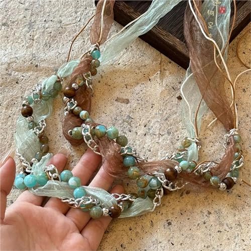 Waist Belt,mesh Weaving Cotton,Adjustable Multiway Body Chain & Hair Accessory4