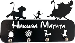 Porta Chaves Parede Rei Leao Hakuna Matata Decoração Geek