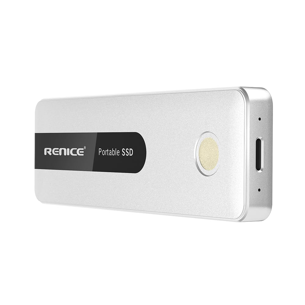 開封未使用】RENICE 1TB SSD 外付け 指紋認証