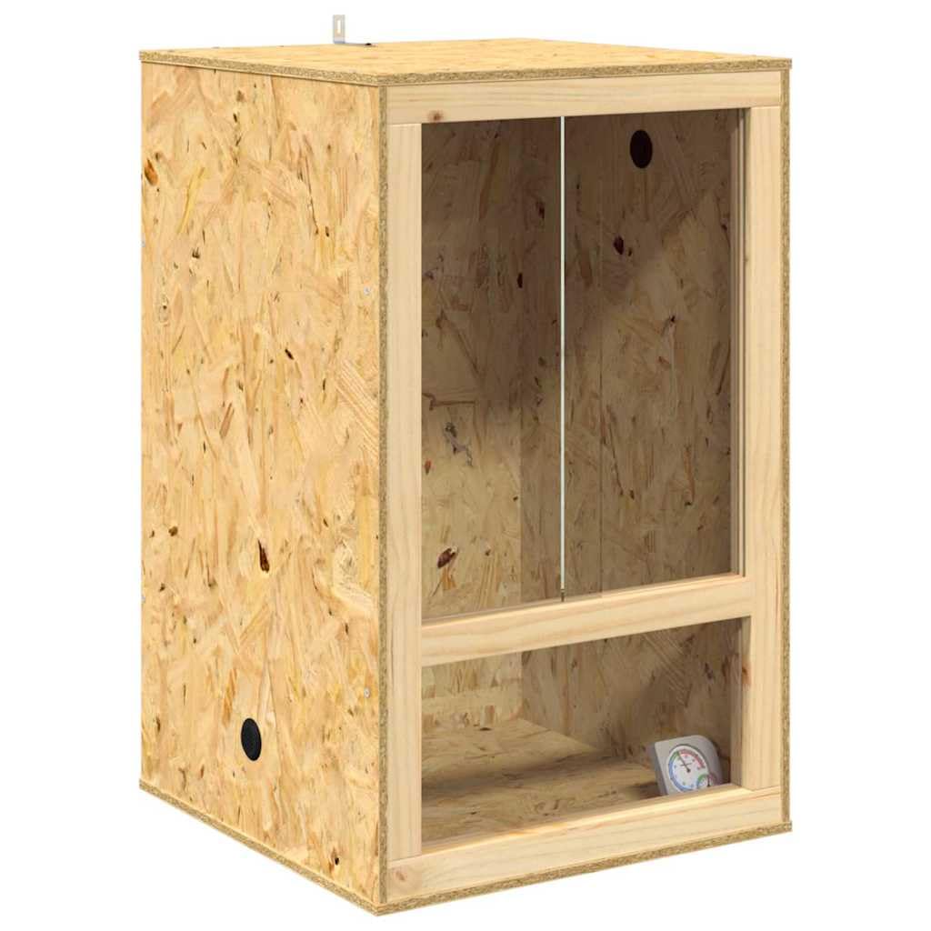 Genérico Terrario Marrón 50 x 50 x 130 cm OSB,Producto para Mascotas y Animales,Productos para Mascotas,Productos para Reptiles y Anfibios,Terrarios para Reptiles y anfibios-3397888
