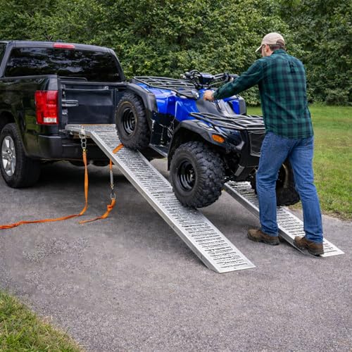 Rampas de carga de acero 66 pulgadas para camionetas 960 lb capacidad miniatura 4