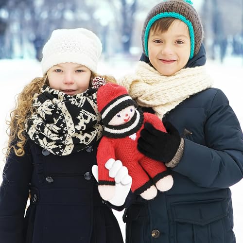 Image of ONESING 50 Pairs Kids Gloves - Soft Knitted Children Gloves Bulk for Girls & Boys | Stretchy Gloves for Cold Weather