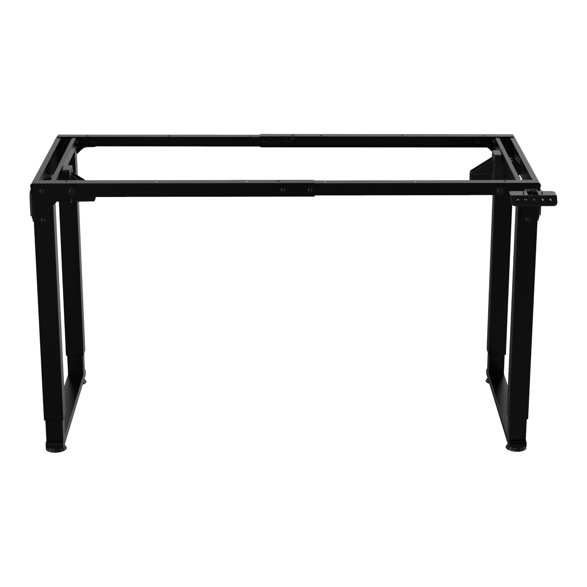 pro.tec Pied de Table Électrique à Hauteur Réglable Cadre de Bureau DIY Assis Debout Capacité de Charge 140 kg pour Plateau Maximum 180 x 80 cm Acier Allié Hauteur 70-115 cm Noir