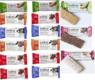 Extend Bar,15 Protein Bars, Variety Pack, High Protein Snack 1.41 oz. Bars