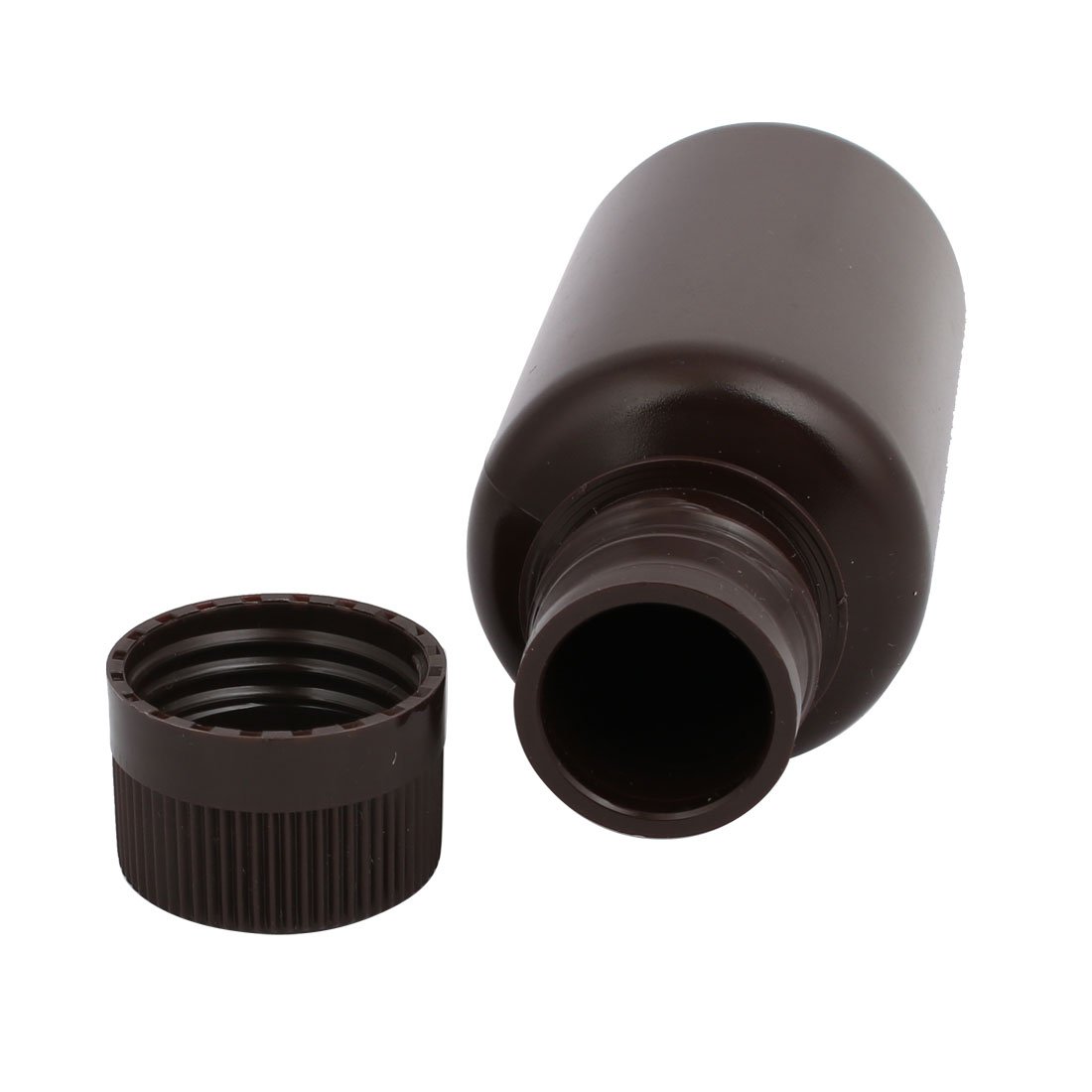 Aexit 2pcs 62mm gauge Diameter 145mm Height 250ml Plastic Round Shaped Bottle Brown