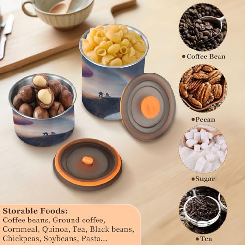 Contenedor de café al vacío Qilmy acero inoxidable 17oz miniatura 6